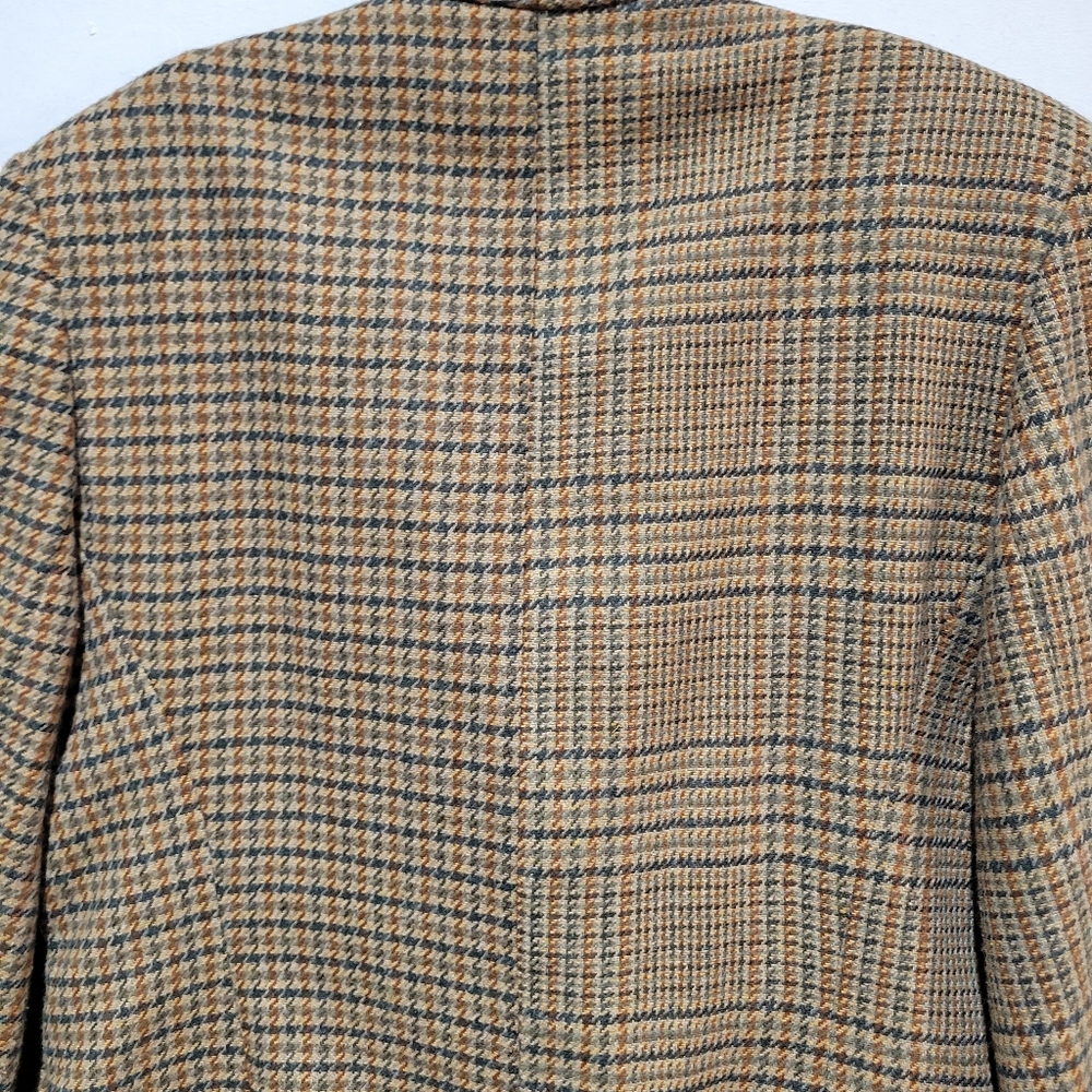 Vtg Patchwork Blazer Large - image 8